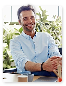 Hero Image Smiling Man With Shadow