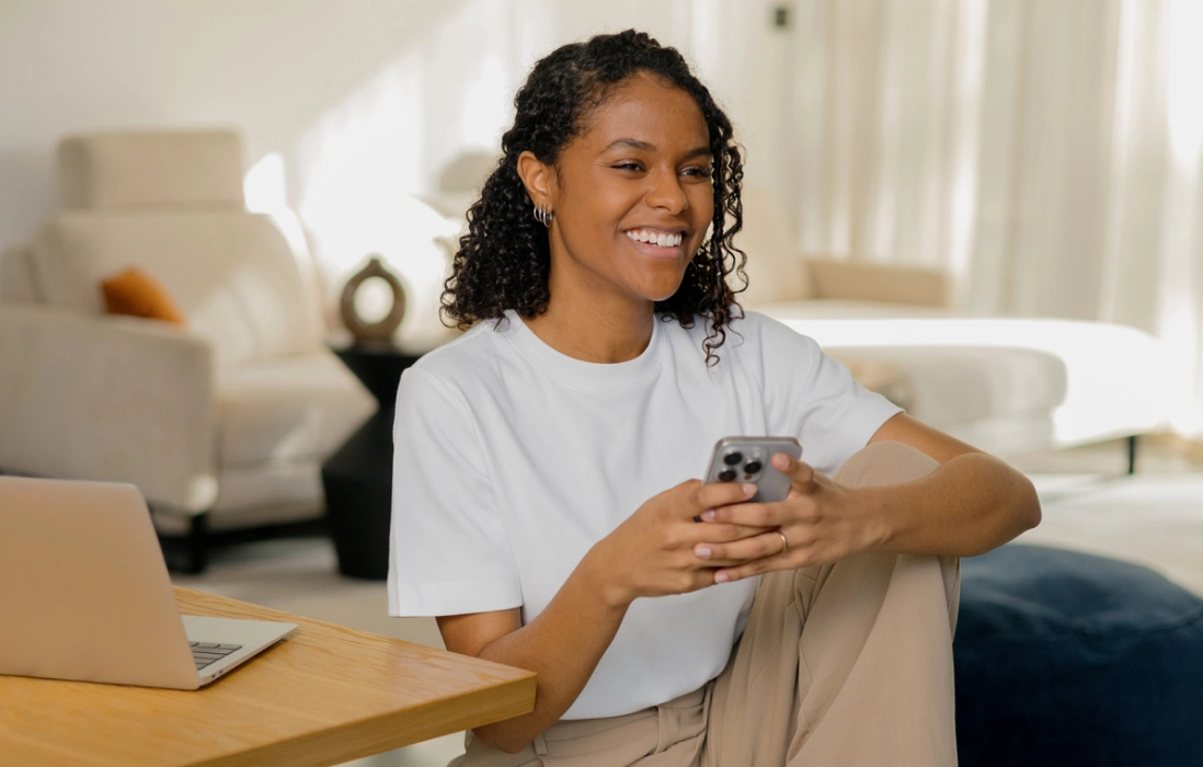 Smiling women