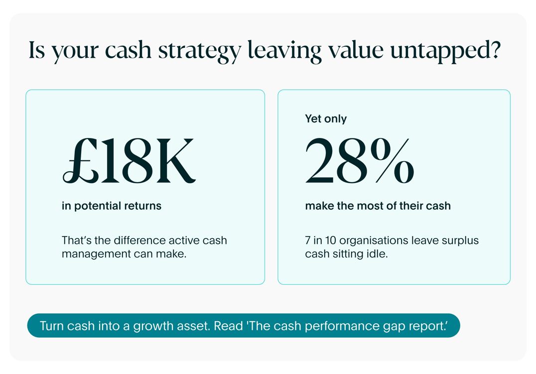 £18k in potential returns. That's the difference active cash management can make.
